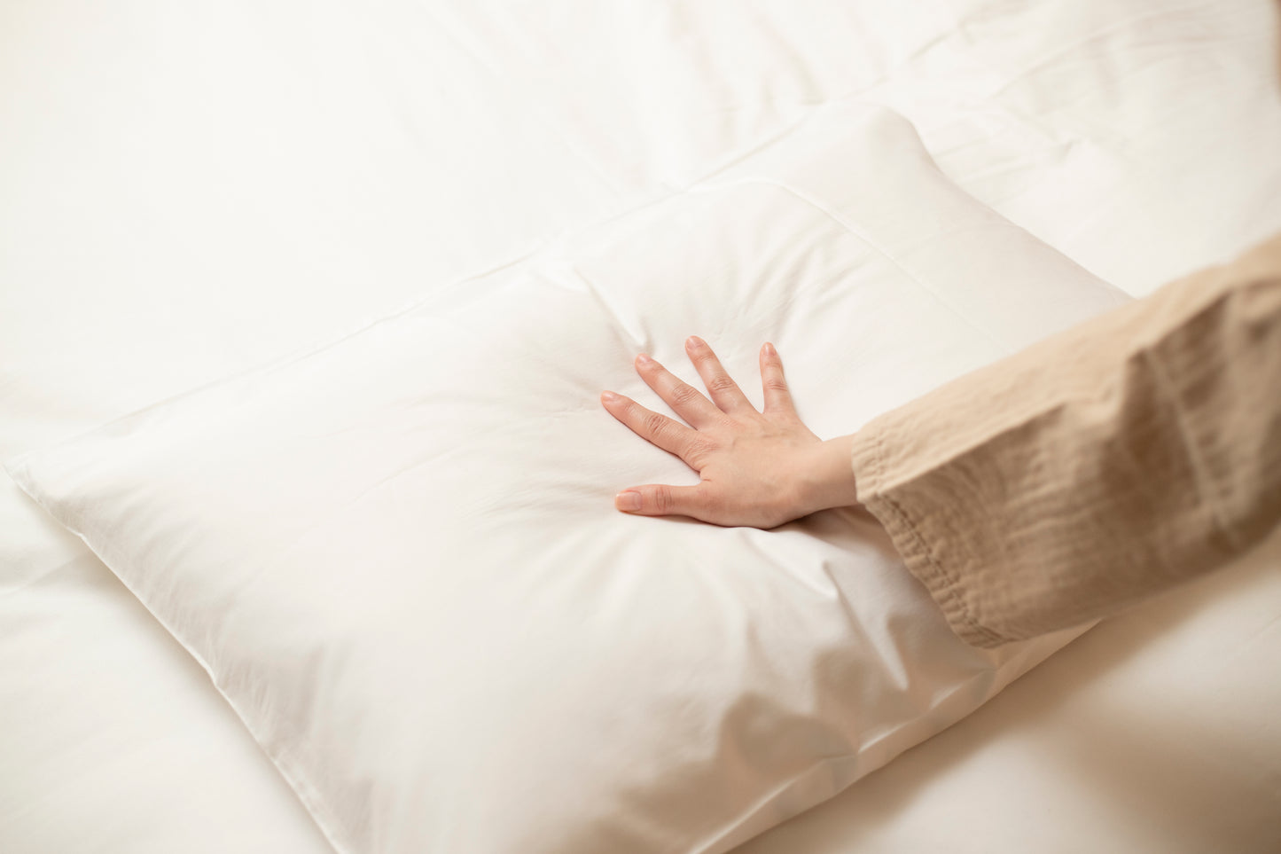 眠りを考えたピロー ハードタイプ&ピローケースセット