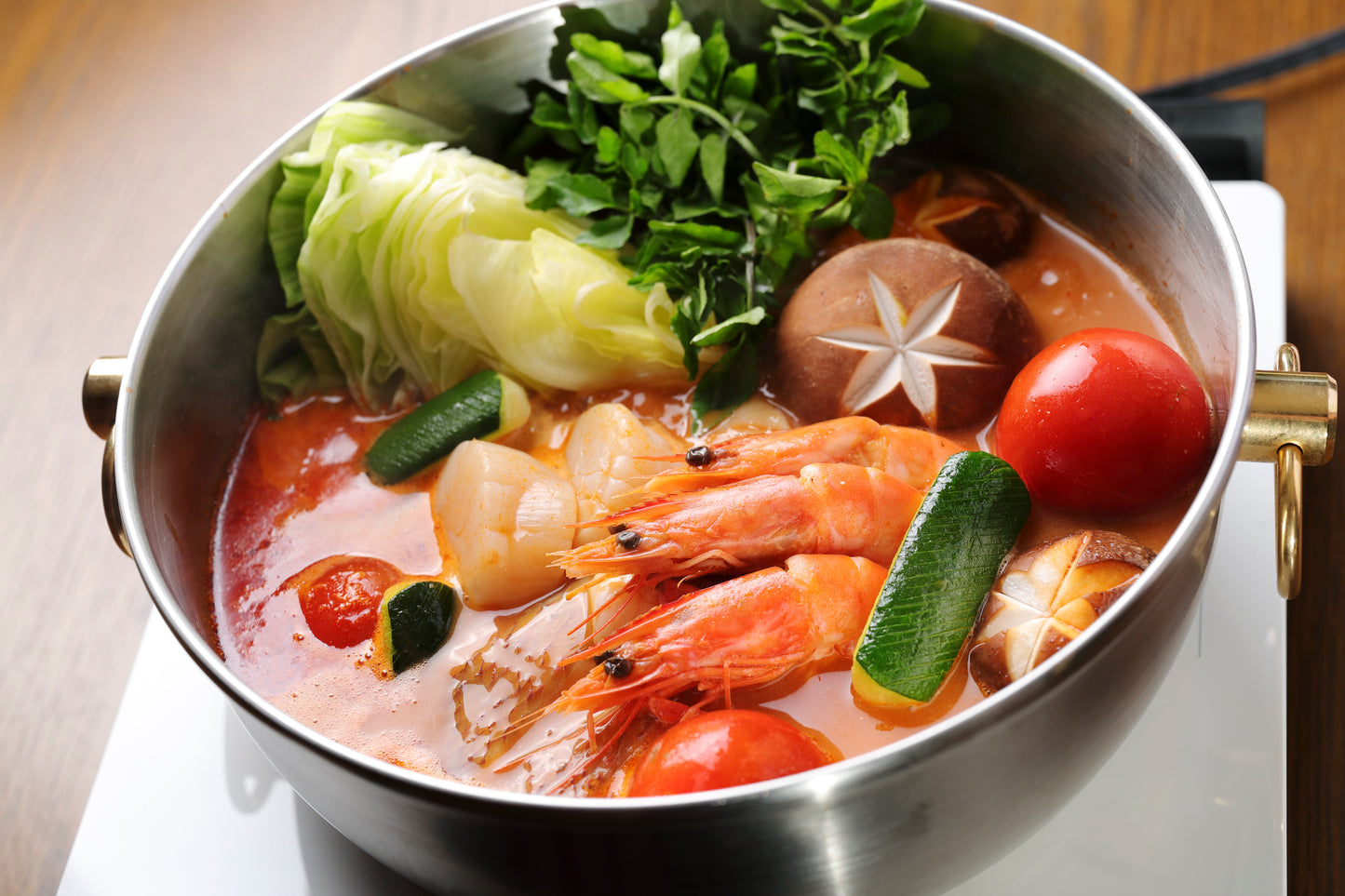 ふふ名物 海香鍋(かいこうなべ)スープと薬味セット(2~3人前)