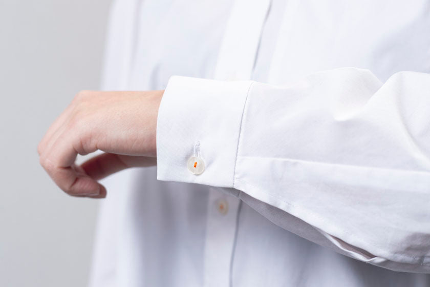 ENFÖLD エンフォルド　長袖シャツ　白色　ホワイト　38 レディース ENFOLD - ENFOLD 24AW WRINKLE TUCK SHIRT 38 白の通販 by