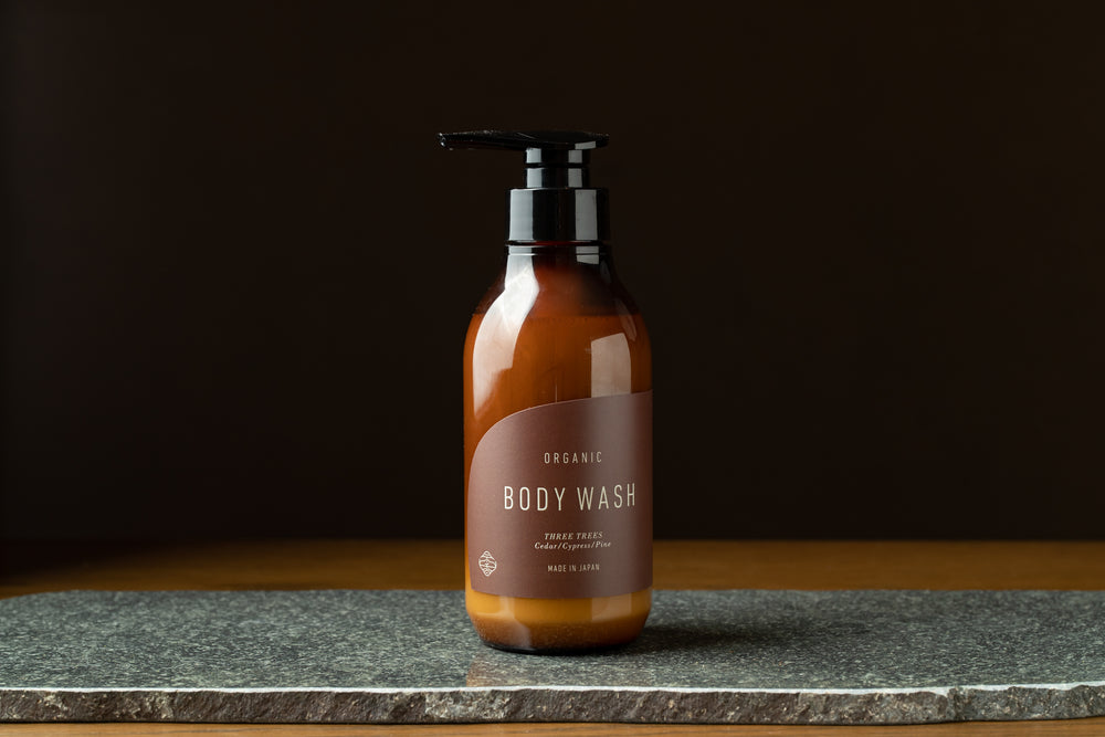 【数量限定】 TREES THREE BODY FUFU – GEL(日本の木々の香り) BODY WASH＆ ボディ・フェイスケア