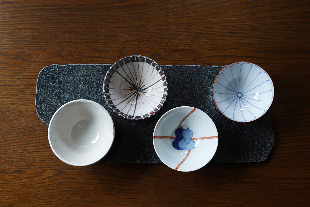 鼠志野　飯碗　2客 鼠志野 ぶどう 夫婦茶碗｜和食器通販｜織部 Online Store【公式】